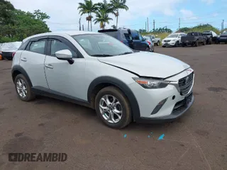 2017 Mazda CX-3 Sport with VIN JM1DKDB73H0148359, listed as a IAAI auction lot 41233120 with 76,416 mi miles. Bid and sale history available at carsss.com. Image 1.