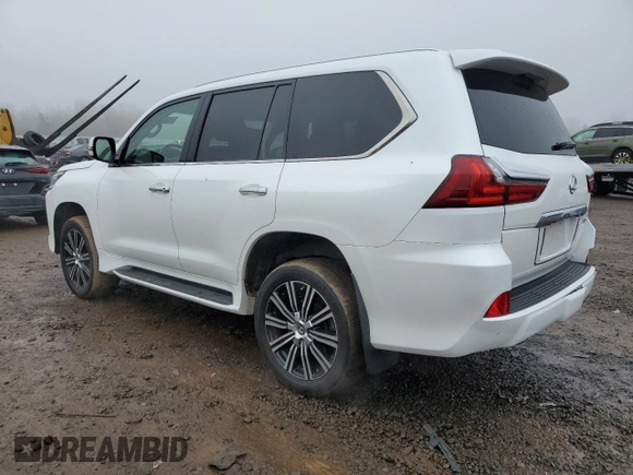 2018 Lexus LX 570 z VIN JTJHY7AX7J4257535, wystawiony jako Copart lot #83635384 z przebiegiem 67 720 mil mil oraz Szkoda całkowita • Salvage title. Historia ofert i sprzedaży dostępna na DreamBid. Obrazek 2.