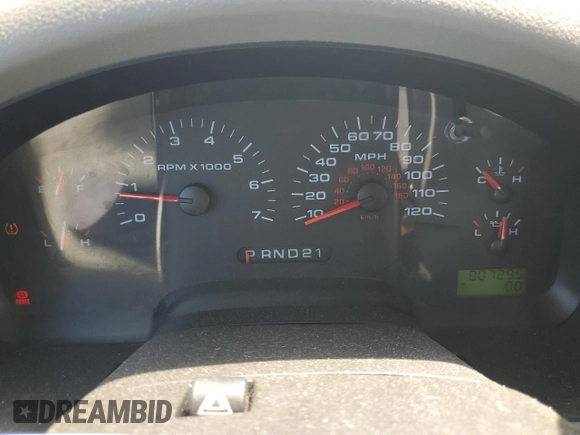 2007 Ford F-150 XL с VIN 1FTPX12597KD10042, выставлен на аукционе Copart как лот 63310985 с пробегом 80 729 миль миль и Списание • Salvage title. История ставок и продаж доступна на DreamBid. Изображение 9.