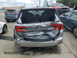 2021 Honda Odyssey EX-L with VIN 5FNRL6H79MB044718, listed as a Copart auction lot 65351134 with 28,888 mi miles and Salvage Title. Bid and sale history available at DreamBid. Image 6.