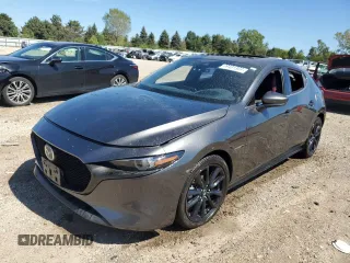 2019 Mazda Mazda3 Hatchback w/Premium Pkg with VIN JM1BPANMXK1145324, listed as a Copart auction lot 69461304 with 0 mi miles and Salvage Title. Bid and sale history available at carsss.com. Image 1.