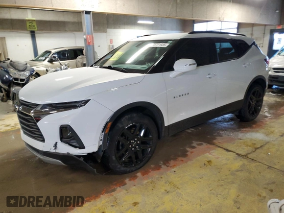 2020 Chevrolet Blazer LT z VIN 3GNKBHRS6LS560969, wystawiony jako Copart lot #88721935 z przebiegiem 100 375 mil mil oraz Szkoda całkowita • Salvage title. Historia ofert i sprzedaży dostępna na DreamBid. Obrazek 1.