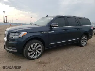 2022 Lincoln Navigator L Reserve with VIN 5LMJJ3LT8NEL12899, listed as a Copart auction lot 68419944 with 27,119 mi miles and Salvage Title. Bid and sale history available at carsss.com. Image 1.