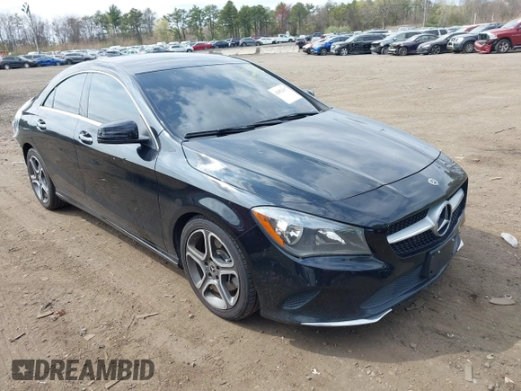2018 Mercedes-Benz CLA 250 with VIN WDDSJ4GBXJN523461, listed as a IAAI auction lot 42052337 with 146,177 mi miles and . Bid and sale history available at DreamBid. Image 1.