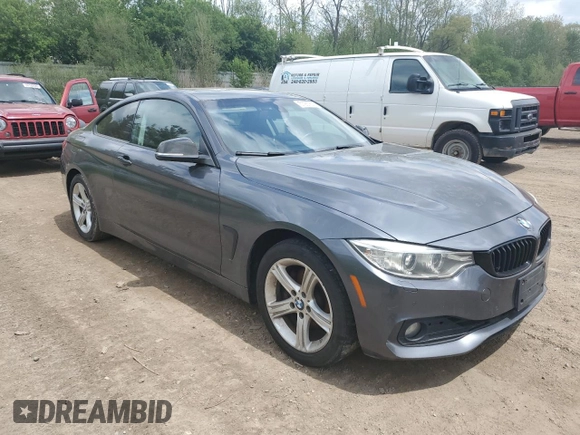 2014 BMW 4 Series 428i xDrive with VIN WBA3N9C56EF721399, listed as a Copart auction lot 57267675 with 154,685 mi miles and Clean title. Bid and sale history available at DreamBid. Image 4.
