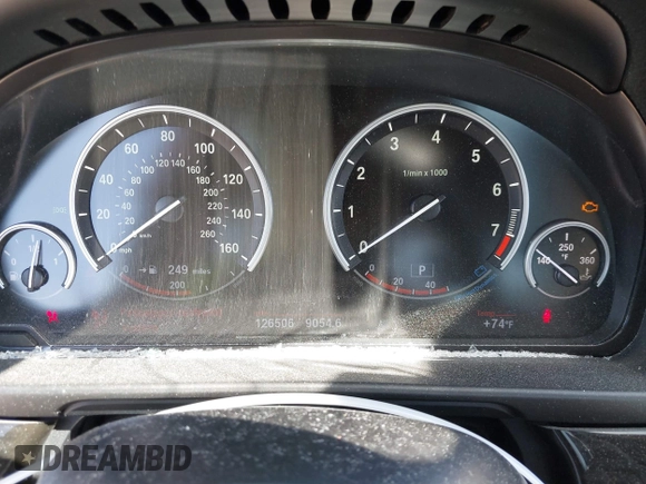 2013 BMW 5 Series 550i with VIN WBAFR9C5XDDX79916, listed as a IAAI auction lot 41776449 with 126,506 mi miles and . Bid and sale history available at carsss.com. Image 7.