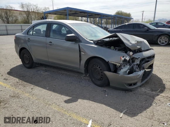 2008 Mitsubishi Lancer DE with VIN JA3AU16UX8U040419, listed as a Copart auction lot 52214375 with 134,818 mi miles and Salvage Title. Bid and sale history available at DreamBid. Image 4.