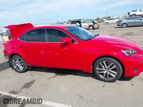 2018 Lexus IS with VIN JTHBA1D29J5074219, listed as a IAAI auction lot 42011062 with 88,566 mi miles. Bid and sale history available at carsss.com. Image 14.