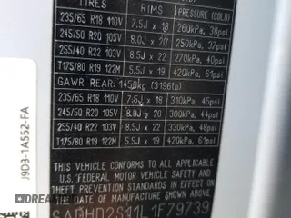 2020 Jaguar I-Pace HSE z VIN SADHD2S11L1F79739, wystawiony jako Copart lot #65553233 z przebiegiem 12 710 mil mil oraz . Historia ofert i sprzedaży dostępna na DreamBid. Obrazek 13.