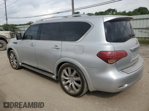 2013 Infiniti QX56 with VIN JN8AZ2NEXD9060352, listed as a Copart auction lot 53749865 with 197,555 mi miles and Clean Title. Bid and sale history available at carsss.com. Image 2.