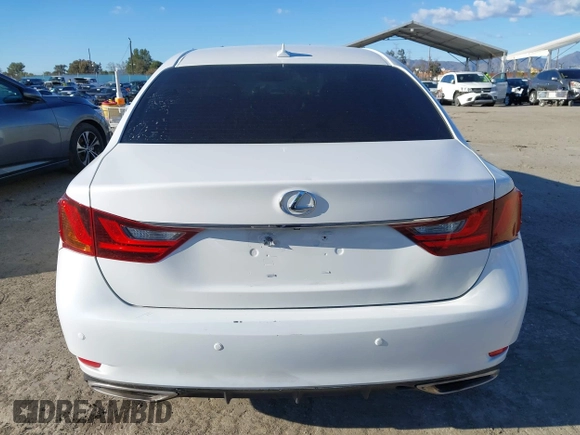 2014 Lexus GS 350 with VIN JTHCE1BL6E5025540, listed as a IAAI auction lot 41725095 with 91,907 mi miles. Bid and sale history available at carsss.com. Image 16.