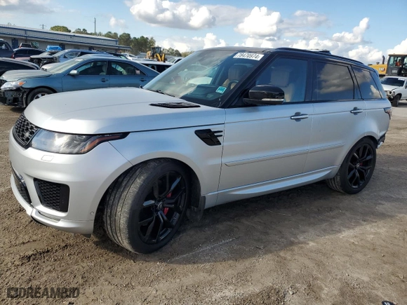 2019 Land Rover Range Rover Sport Autobiography with VIN SALWV2RE9KA854187, listed as a Copart auction lot 78470974 with 98,081 mi miles and Salvage Title. Bid and sale history available at carsss.com. Image 1.