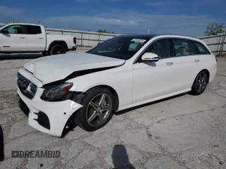 2017 Mercedes-Benz E-Class E 400 Luxury with VIN WDDZH6GB1HA135297, listed as a Copart auction lot 52133374 with 63,468 mi miles and Salvage Title. Bid and sale history available at carsss.com. Image 1.