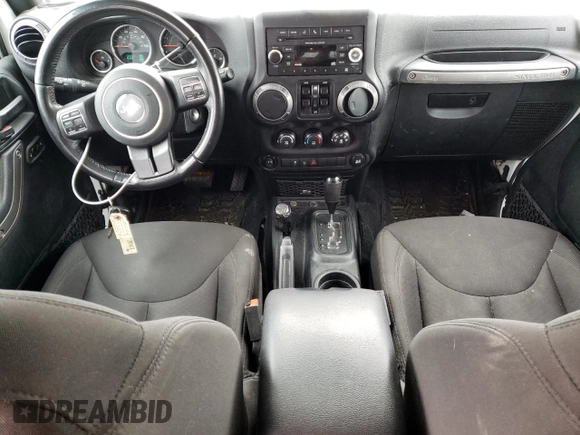 2018 Jeep Wrangler JK Unlimited Sport S with VIN 1C4BJWDG9JL825714, listed as a Copart auction lot 73287794 with 103,643 mi miles and Salvage Title. Bid and sale history available at carsss.com. Image 8.