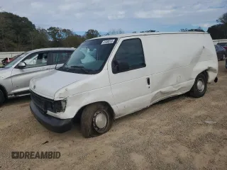 2002 Ford Econoline Cargo with VIN 1FTRE14292HA70997, listed as a Copart auction lot 41688235 with 249,370 mi miles and Salvage Title. Bid and sale history available at carsss.com. Image 1.
