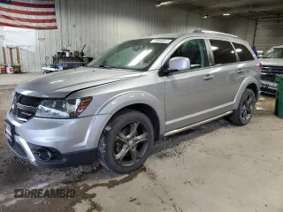 2016 Dodge Journey Crossroad z VIN 3C4PDCGB4GT113975, wystawiony jako Copart lot #59540815 z przebiegiem 92 768 mil mil oraz Czysty tytuł • Clean title. Historia ofert i sprzedaży dostępna na DreamBid. Obrazek 1.
