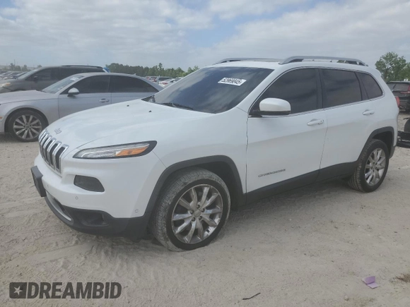 2015 Jeep Cherokee Limited with VIN 1C4PJLDS4FW700683, listed as a Copart auction lot 52969045 with 143,344 mi miles and Clean Title. Bid and sale history available at DreamBid. Image 1.