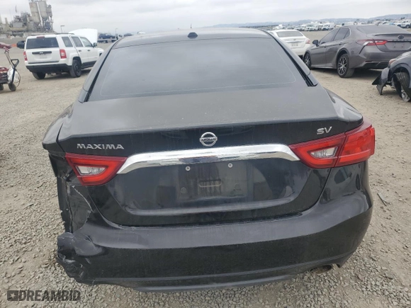 2018 Nissan Maxima SV with VIN 1N4AA6APXJC394208, listed as a Copart auction lot 50433735 with 109,218 mi miles and Salvage Title. Bid and sale history available at carsss.com. Image 6.