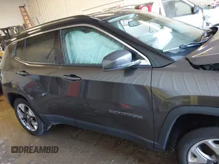 2020 Jeep Compass Limited with VIN 3C4NJDCB5LT100593, listed as a IAAI auction lot 41724046 with 35,581 mi miles and . Bid and sale history available at DreamBid. Image 14.