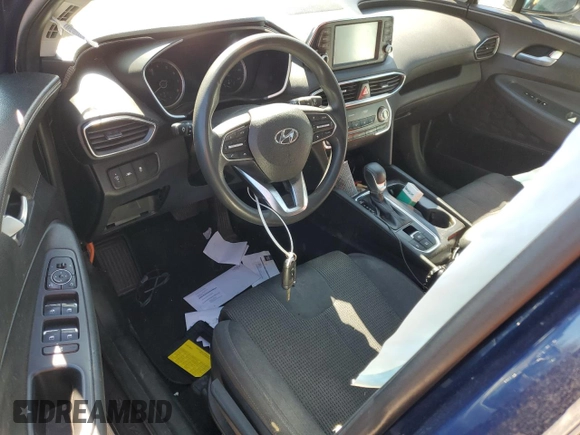 2020 Hyundai Santa Fe SE with VIN 5NMS23AD5LH255320, listed as a Copart auction lot 49821315 with 46,009 mi miles and Salvage Title. Bid and sale history available at carsss.com. Image 8.