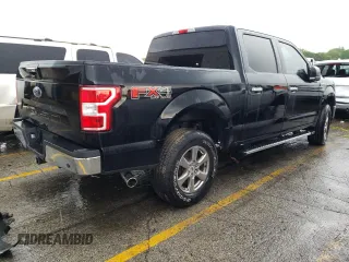 2018 Ford F-150 XL with VIN 1FTEW1E59JFA28618, listed as a Copart auction lot 56307174 with 114,609 mi miles and Salvage Title. Bid and sale history available at carsss.com. Image 3.