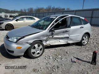 2007 Ford Focus S with VIN 1FAHP37N77W342091, listed as a Copart auction lot 48664305 with 120,661 mi miles and Salvage Title. Bid and sale history available at carsss.com. Image 1.