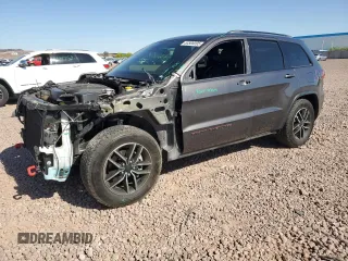 2019 Jeep Grand Cherokee Trailhawk with VIN 1C4RJFLG4KC726378, listed as a Copart auction lot 53506095 with 61,551 mi miles and Salvage title. Bid and sale history available at DreamBid. Image 1.