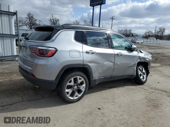 2020 Jeep Compass High Altitude с VIN 3C4NJDCB1LT128083, выставлен на аукционе Copart как лот 52598055 с пробегом 46 390 миль миль и Списание • Salvage title. История ставок и продаж доступна на DreamBid. Изображение 3.