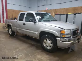 2005 GMC Sierra 1500 SLE1 with VIN 2GTEK19B651261817, listed as a Copart auction lot 53791135 with 172,477 mi miles and Clean Title. Bid and sale history available at carsss.com. Image 4.