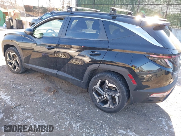 2022 Hyundai Tucson SEL Convenience with VIN KM8JFCA12NU039907, listed as a IAAI auction lot 41164495 with 60,466 mi miles and . Bid and sale history available at carsss.com. Image 3.