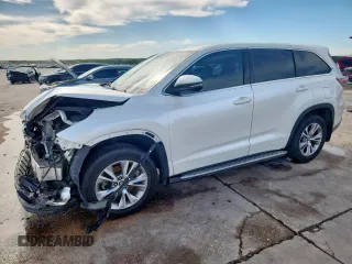 2016 Toyota Highlander LE Plus with VIN 5TDZKRFH7GS180538, listed as a Copart auction lot 57595505 with 150,511 mi miles and Salvage title. Bid and sale history available at DreamBid. Image 1.