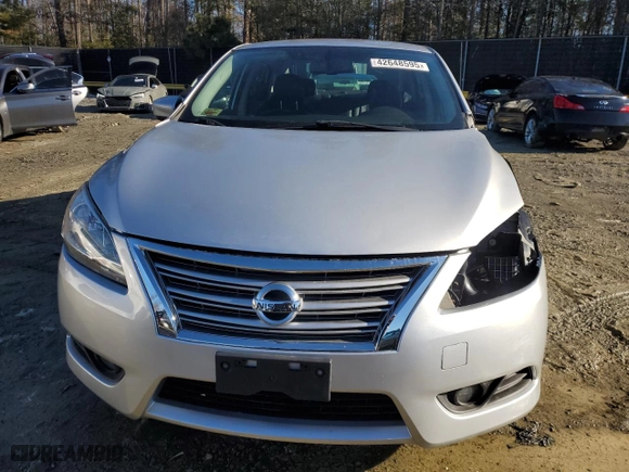 2014 Nissan Sentra SV with VIN 3N1AB7AP1EY328109, listed as a Copart auction lot 42648595 with 120,141 mi miles and Non Repairable. Bid and sale history available at carsss.com. Image 5.