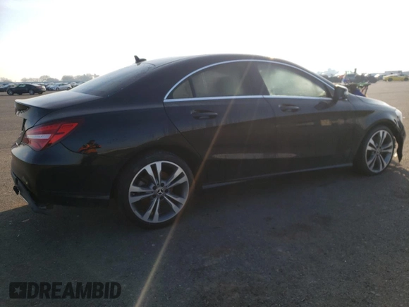 2018 Mercedes-Benz CLA with VIN WDDSJ4EB1JN600852, listed as a Copart auction lot 39541063 with 55,915 mi miles. Bid and sale history available at carsss.com. Image 3.