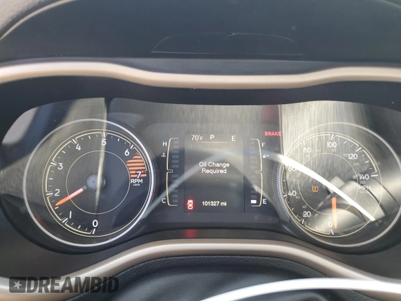 2017 Jeep Cherokee Sport with VIN 1C4PJMABXHD230619, listed as a Copart auction lot 64120275 with 101,327 mi miles and Salvage title. Bid and sale history available at DreamBid. Image 9.