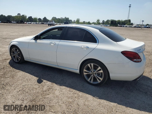 2018 Mercedes-Benz C with VIN WDDWF4JBXJR422893, listed as a Copart auction lot 52883315 with 74,542 mi miles and Clean Title. Bid and sale history available at carsss.com. Image 2.