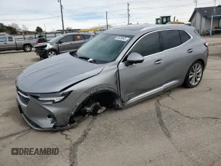 2023 Buick Envision Avenir with VIN LRBFZSR4XPD063982, listed as a Copart auction lot 46436845 with 20,874 mi miles and Salvage Title. Bid and sale history available at carsss.com. Image 1.