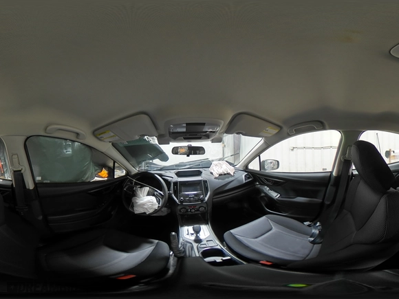 2023 Subaru Impreza with VIN 4S3GKAB69P3603344, listed as a Copart auction lot 46340965 with 0 mi miles and Salvage Title. Bid and sale history available at carsss.com. Image 14.