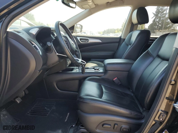 2018 Nissan Pathfinder SL with VIN 5N1DR2MM4JC630082, listed as a Copart auction lot 54056555 with 56,728 mi miles and Clean Title. Bid and sale history available at carsss.com. Image 7.