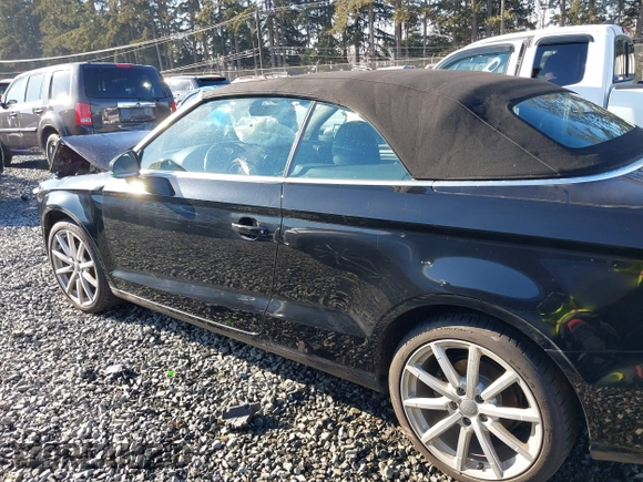2016 Audi A3 2.0T Premium Plus with VIN WAU38LFF1G1100368, listed as a IAAI auction lot 41445148 with 102,793 mi miles. Bid and sale history available at carsss.com. Image 14.