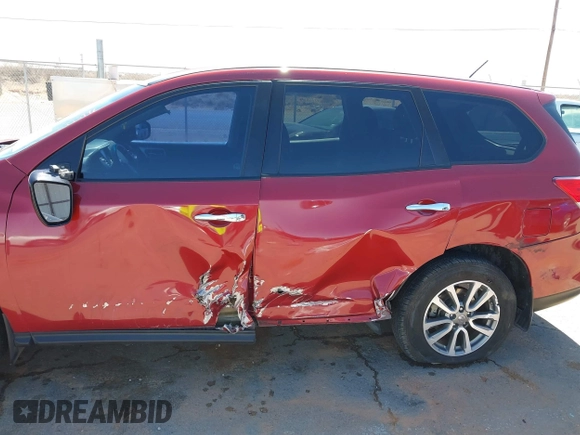 2013 Nissan Pathfinder SV with VIN 5N1AR2MN0DC604756, listed as a IAAI auction lot 41743941 with 87,143 mi miles. Bid and sale history available at carsss.com. Image 6.