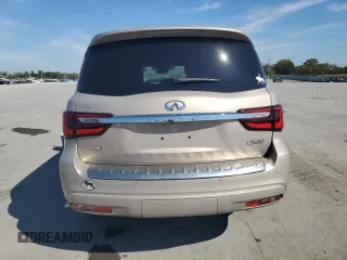 2021 Infiniti QX80 SENSORY with VIN JN8AZ2BE0M9268602, listed as a Copart auction lot 71947824 with 46,269 mi miles and Salvage Title. Bid and sale history available at carsss.com. Image 6.