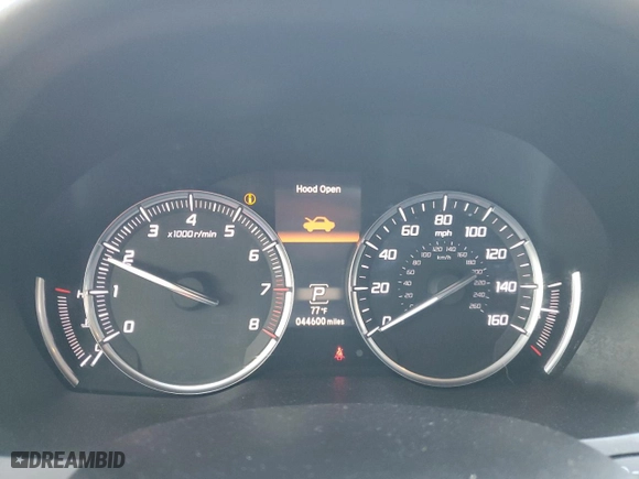 2020 Acura MDX with VIN 5J8YD3H38LL013719, listed as a Copart auction lot 80621574 with 44,600 mi miles and Salvage Title. Bid and sale history available at carsss.com. Image 9.