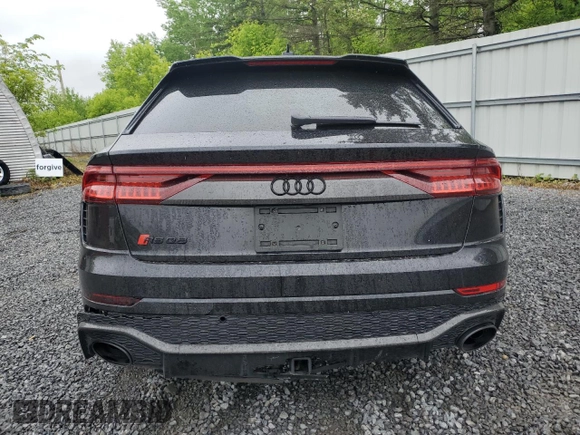 2021 Audi RS Q8 z VIN WU1ARBF12MD011914, wystawiony jako Copart lot #58543615 z przebiegiem Nie podano mil oraz Szkody całkowita. Historia ofert i sprzedaży dostępna na DreamBid. Obrazek 6.