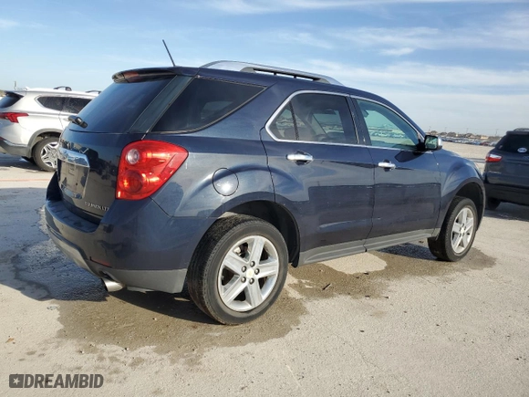 2015 Chevrolet Equinox LTZ with VIN 2GNFLDE34F6147313, listed as a Copart auction lot 49124145 with 69,509 mi miles and Clean Title. Bid and sale history available at carsss.com. Image 3.