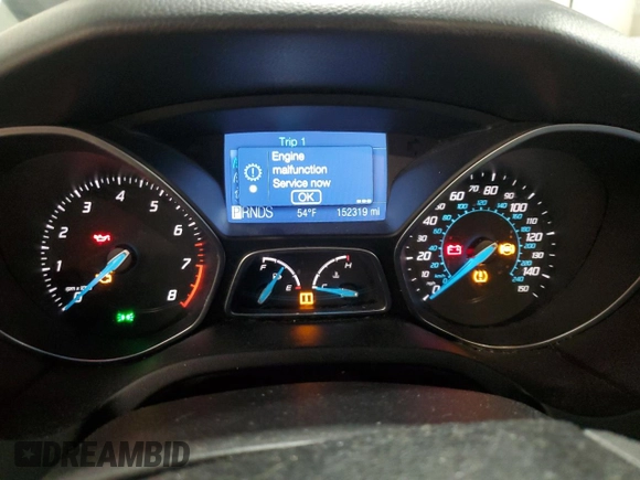 2012 Ford Focus SEL with VIN 1FAHP3H28CL243117, listed as a Copart auction lot 52923335 with 152,319 mi miles and Salvage Title. Bid and sale history available at carsss.com. Image 9.
