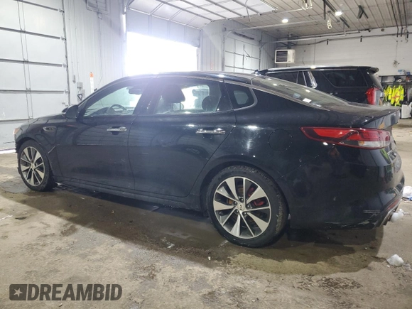 2016 Kia Optima SX Turbo with VIN 5XXGW4L28GG050137, listed as a Copart auction lot 45920845 with 90,664 mi miles and Salvage Title. Bid and sale history available at carsss.com. Image 2.