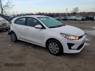 2022 Kia Rio S with VIN 3KPA24AD7NE449570, listed as a Copart auction lot 41902075 with 57,278 mi miles and Salvage Title. Bid and sale history available at carsss.com. Image 4.