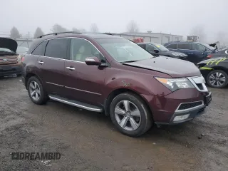 2013 Acura MDX Tech Pkg with VIN 2HNYD2H38DH512893, listed as a Copart auction lot 85094864 with 96,377 mi miles and Salvage Title. Bid and sale history available at carsss.com. Image 4.