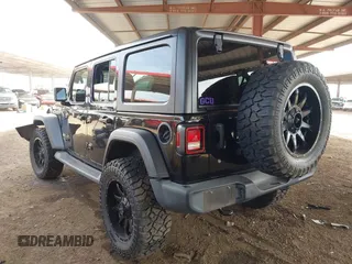 2019 Jeep Wrangler Unlimited Sport S with VIN 1C4HJXDN2KW630780, listed as a IAAI auction lot 41817573 with 56,113 mi miles and . Bid and sale history available at DreamBid. Image 3.