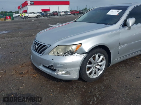 2008 Lexus LS 460 with VIN JTHBL46F185075967, listed as a IAAI auction lot 42277261 with 181,585 mi miles and . Bid and sale history available at DreamBid. Image 6.
